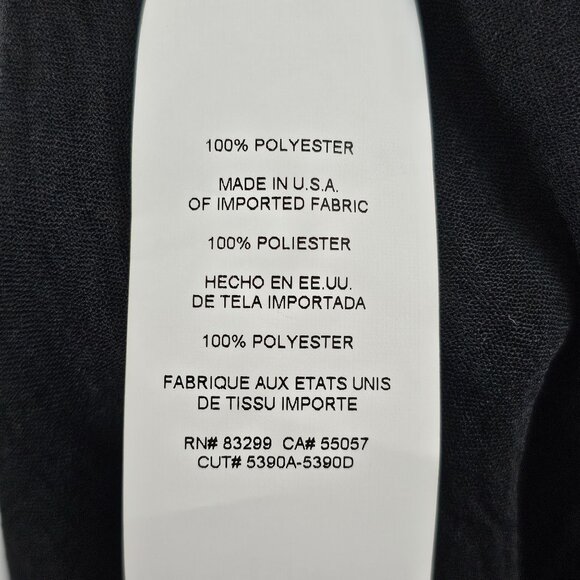 Tash + Sophie Black Spaghetti Strap Slip Dress L Minimalist Classic Whimsigoth - Picture 8 of 12